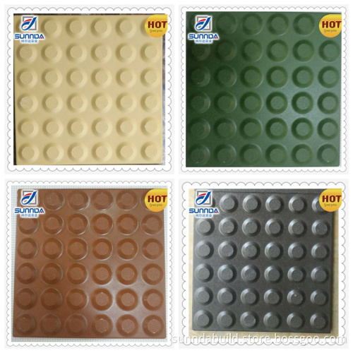 color blind indicator tactile paving tiles for homegenous non slip flooring tiles
